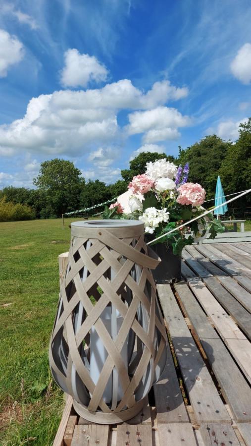 Hopgarden Glamping - Luxury 6M Bell Tent Wadhurst Bagian luar foto